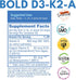 D3-K2-A, Liquid Vitamin Complex, Vegan Vitamin D3 from Organic Algae with Vitamin K2 (MK7) and Vitamin A for Immune Support, Natural Orange Flavor, Tastes Delicious, 1 FL OZ. (30mL)