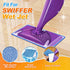 Reusable Mop Pads for Swiffer WetJet Mop, MyKEEPOW Wet Jet Refills Pads for Floor Cleaning, 4 Pack (Green+Blue)