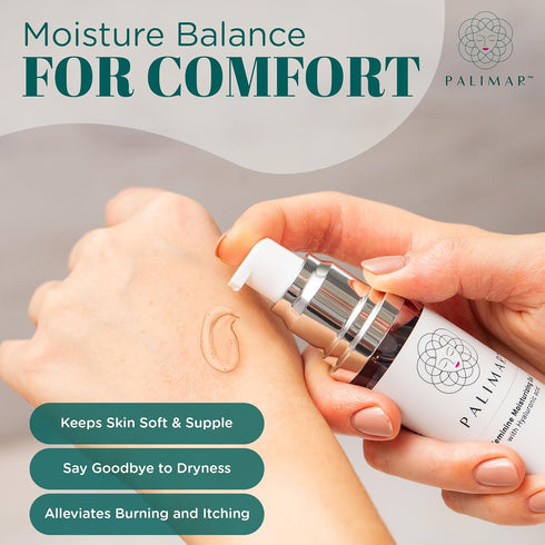 PALIMAR 50ml Intimate Care Gel with Hyaluronic Acid, pH Balance Feminine Hydrating Gel, Odorless, Soothing pH Balance