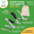 Toenail Clippers for Seniors - 4-Piece Heavy Duty Nail Clipper Set with Podiatrist Grade Tools