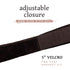 MainBasics Wig Grip Band for Keeping Wigs in Place - Adjustable Velvet Headband (Brown)