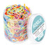 HOYOLS Mixed Color Elastic Hair Bands, 2500 Small Rubber Bands for Girls Kids Women, Non-Slip Tiny Soft Hair Ties