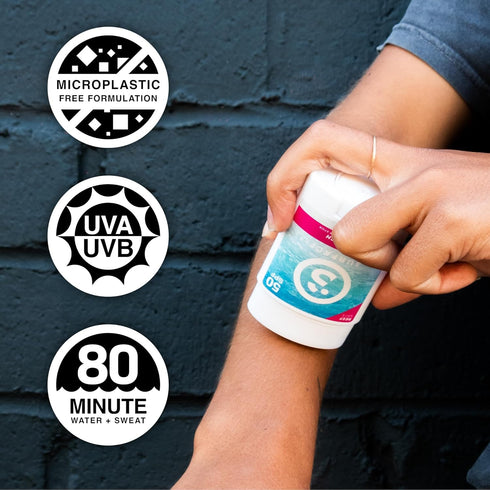 Surface TROPIX Sheer Touch Sunscreen Stick, SPF 50, Water Resistant, UVA/UVB Protection, 1 PACK