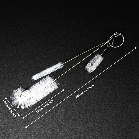 Living and Giving 3Pcs Bottle Cleaning Brushes, Kitchen Nylon Multifunction Clean Brush Set (L.&G.)
