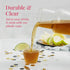 Pack 400 5oz Prestee of Small Clear Plastic Cups - Disposable Cocktail Glasses - Stackable Plastic Party Tumblers