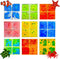 JUEOQOY Squishy Liquid Sensory Tiles for Kids Ages 3+ 12" Soft Tactile Visual