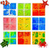 JUEOQOY Squishy Liquid Sensory Tiles for Kids Ages 3+ 12" Soft Tactile Visual