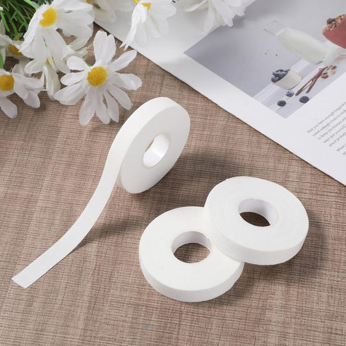 Thinp 2 0.5 Inch 32.8 Pcs White Athletic Tape, X Ft/Roll Strong Adhesive Finger Tape for Sports Breathable Cotton
