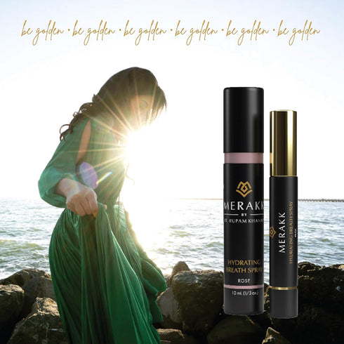 Limited Edition Mini Fresh Breath Spray in Rose - 0.3 fl oz - Sugar-Free, Dentist-Designed Formula with Stevioside,