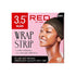 Red by Kiss Hair Wrapping Strip - Ultra Strong 2X Longer Stretch, 40 Strips for Wet/Dry Hair, White, 1 PACK