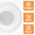 PLASTICPRO 100 Count Disposable 12 Ounce White Plastic Soup Bowls