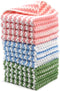 MegaBlues Microfiber Cleaning Cloth,12 Pack 12"x12" Dish Towels for Kitchen,Fast Drying Dish Rags