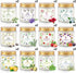 Set 24 Pack,White, Set Scented Candle Candle for Home Scented, Odor Eliminating, Stress Relief, Long Lasting Soy Wax
