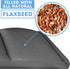 Weighted Microwavable Heating Pad - FSA HSA Approved, Soft Plush Cover with Natural Flaxseed (Small, Grey)