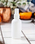 JUVITUS 4 oz / 120 ml High Shine Gloss White Glass Boston Round Bottle with Fine Mist Spray (6 pack)