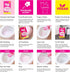 Stardrops The Pink Stuff Miracle Power Foaming Toilet Cleaner Self-Activating Formula for Deep Cleaning, Stain Removal
