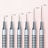 Nail Art Liner Brushes - 6Pcs Painting Brush Set for Long Lines, Thin Details, Fine Drawing Sizes 5/7/9/11/20/25mm