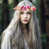 Rose Flower Crown, Bridal Floral Headband, Hair Wreath, Boho Halo for Wedding Party Festival