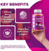Gummies 7g 60 Count (2 Pack) Vitamatic Prebiotic Fiber for Digestive Health & Regularity, Extra Strength, Fiber per