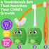 Kids Toothbrushes U Shape, Kids Automatic Toothbrush, Toddler Toothbrush U Shaped, U Toothbrush Kids, Auto Toothbrush, Rechargeable Electric Brush Age 2+, Children's Toothbrush (Dinosaur)