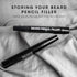 Pacinos Beard Pencil Filler - Waterproof, Long Lasting Coverage & Natural Finish for Beard, Moustache, Eyebrows - Dark