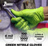 1st Choice 6 mil Nitrile Gloves, Disposable Latex Free Mechanic Gloves with Raised Diamond Texture