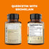 Quercetin with Bromelain & Turmeric Curcumin - 120 Caps Bromelain Supplement with Black Pepper for Immune & Joint