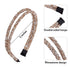 WILLBOND 4 Pieces Rhinestone Hair Band - Thin Headband for Women Hair Accessory (Black, Grey, Silver, Champagne)