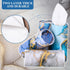 12 Pieces Printed Cylinder Car Tissues Boxes, Round Disposable Napkins for Travel Facial Tissues (Griotte Style)