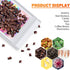 100 Pieces Resealable Mylar Bags, Small Holographic Smell Proof Packaging Bags for Food/Jewelry/Eyelash (White, 4.7x7.8