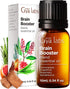 Set Set 2x0.34 oz Bedtime & Brain Booster Essential Oils for Diffuser - Aromatherapy Grade Essential Oils - fl - Gya