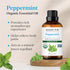 Majestic Pure USDA Organic Peppermint Essential Oil | 100% Pure Mint Oil for Aromatherapy, Skincare & Hair Care | 0.33