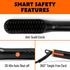 Tame The Wild Premium Beard Straightener - Ionic Anti-Scald Heated Brush with 3 Temp Settings