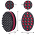 Magic Twist Hair Sponges Set, Big Holes Sponge Brush for Hair, Curling Sponge Glove for Men Women with Metal Afro Pick