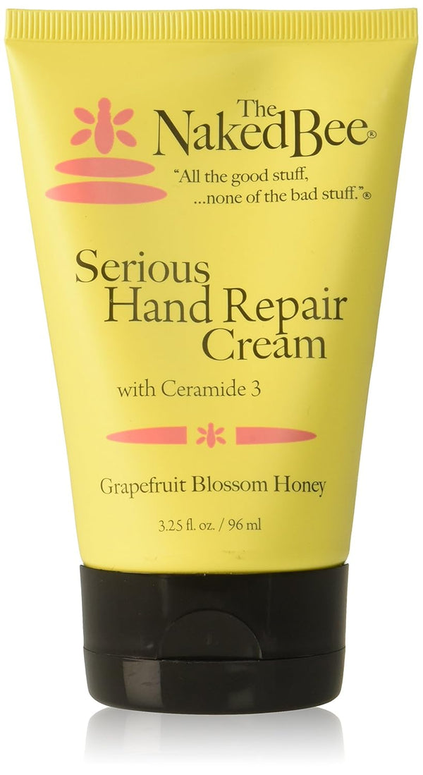 The Naked Bee Grapefruit Blossom Honey Hand Cream (8 oz) - Intensive Nourishing Cream for Smoother, Softer Hands