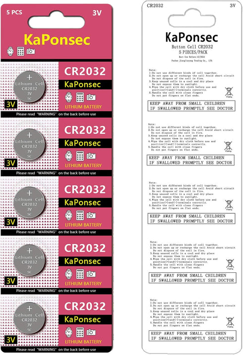 50 Pack CR2032 DL2032 3V Lithium Coin Cell Battery