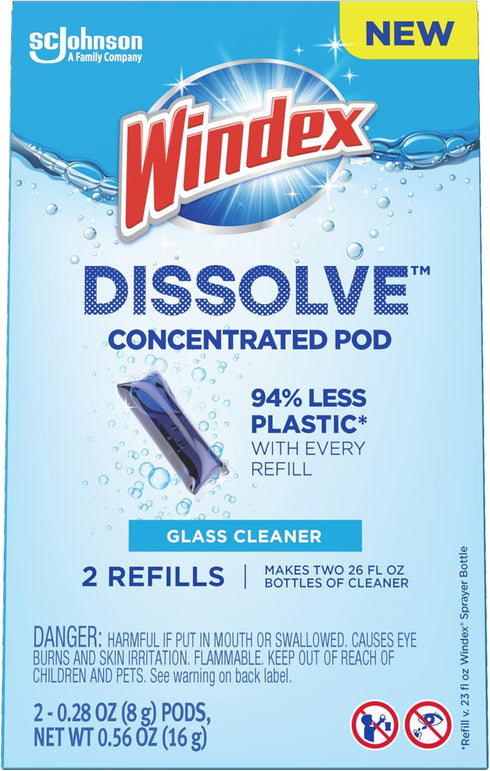 PODS2PK 2X0.28FLOZ WINDEX DISSOLVE REFILL