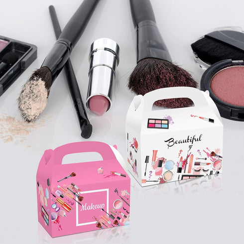 umoni Spa Day Makeup Party Gift Box - Makeup Theme Gift Box for Female Bridal Shower and Birthday Party