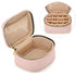 Yarwo Nail Polish Organizer Bag, Holds 12 Bottles (15ml/0.5 fl.oz), Travel Case for Nail Polish, Dusty Rose (Bag Only)