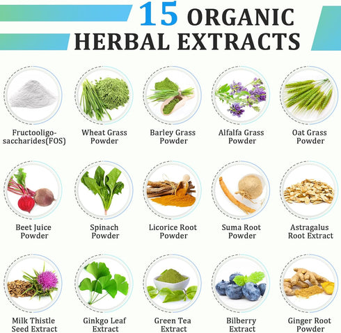 Probiotics for Women and Men, 300 Billion CFU, 24 Strains with 15 Organic Herbs for Digestive, Immune & Whole-Body