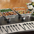 Party Essentials Disposable Heavy Duty Plastic Serving Utensils - 9-Count 10" Spoons for Buffets and Events