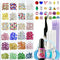 CiikDux DIY Tooth Gems Kit, Tooth Jewelry Gems Kit with 770 Crystals in 12 Shapes, Teeth Jewelry Starter Kit