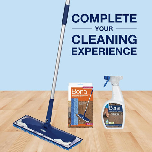 Bona Microfiber Sweeping Pad for Multi-Surface Floors, Attracts Pet Hair, For Use With Bona Mops