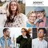 DOOViC Round Reading Glasses, Blue Light Blocking Flexible Lightweight Readers, Fashion Design Tortoise Glasses +2.75