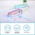 EzPacking Holographic Clear Makeup Pouch, Cute Iridescent Cosmetic Organizer, Transparent Zipper Bag for Purse (Lilac)