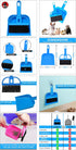 Mini Broom and Dustpan Set - Compact Cleaning Kit for Home, Car, Camping, Small Spaces, Pet Cleanup, Durable Mini Broom