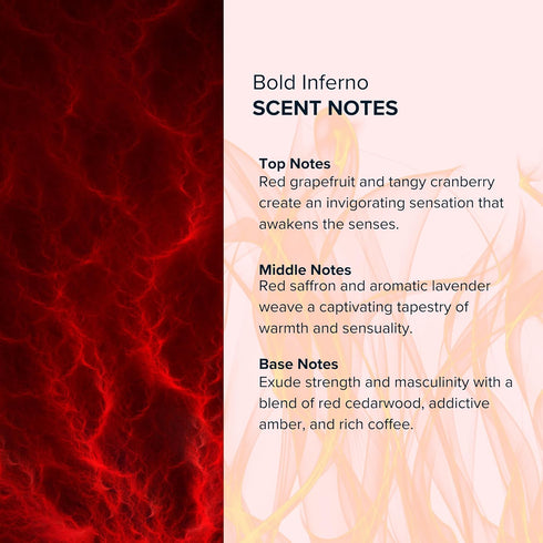 ANTHOLOGY Bold Inferno Roll on Perfume Oil, 0.3 oz - Alcohol Free Travel Fragrance