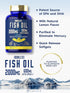 Carlyle Fish Oil 2000mg - 600mg Omega 3 with EPA & DHA, 90 Odorless Softgels, Lemon Flavored Supplement, Non-GMO &