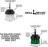 Drill Brush - Grout Cleaner - 2-inch Diameter Round Spin Brush Set for Kitchen Accessories and Carpet Cleaning
