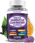 Sambucus Elderberry Immune Gummies, Daily Support for Kids and Adults, with Zinc, Vitamin C, D3, B6, B12, 70 Count
